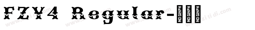 FZY4 Regular字体转换 FZY4 Regular字体转换